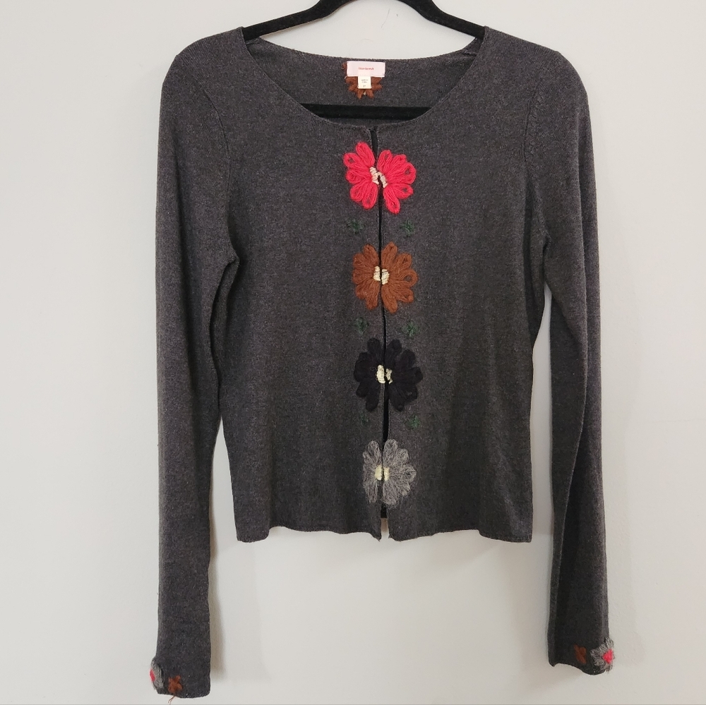 Lance Karesh Vintage Silk Cashmere 90s Dainty Y2K Fairy Whimsical Cardigan